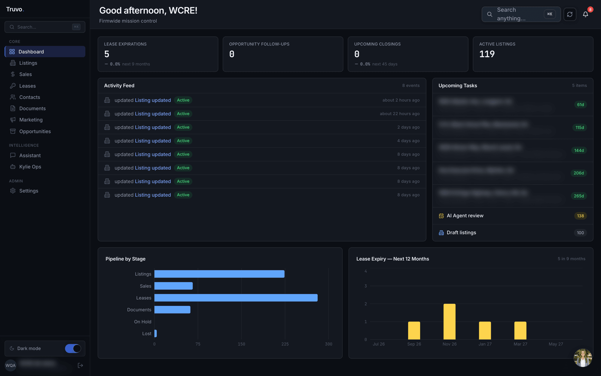 Truvo Brokerage Ops — Critical dates and mission control